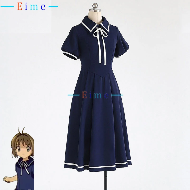 

SAKURA Cosplay Costume Card Captor Cosplay Dress Women Cute Blue Party Suit Halloween Carnival Uniforms Custom Made