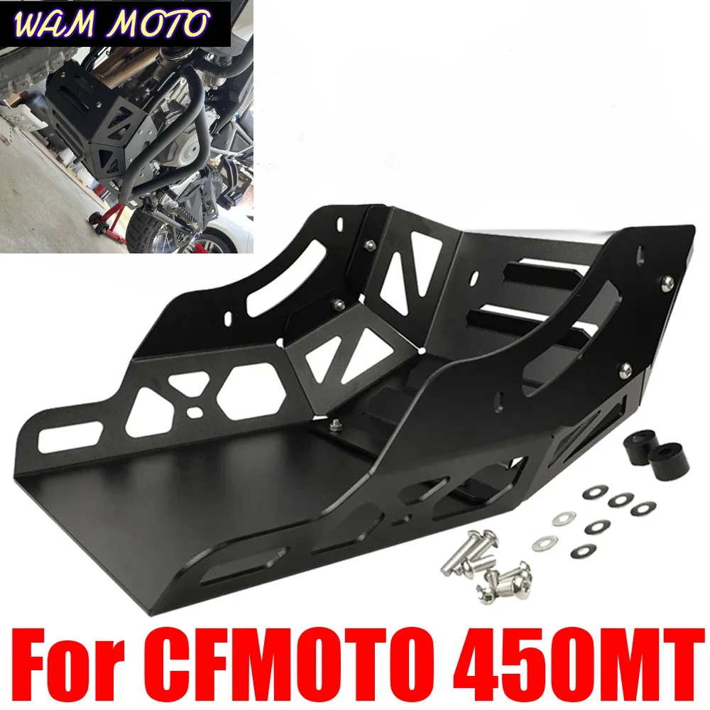 Motorcycle S Plate Bash Frame Guard Engine Protection Cover For CFMOTO 450MT 2024 2025