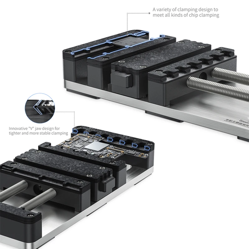 Qianli supporto per PCB con Design scorrevole per iPhone Samsung scheda madre del telefono cellulare IC Chip manutenzione dispositivo strumenti di