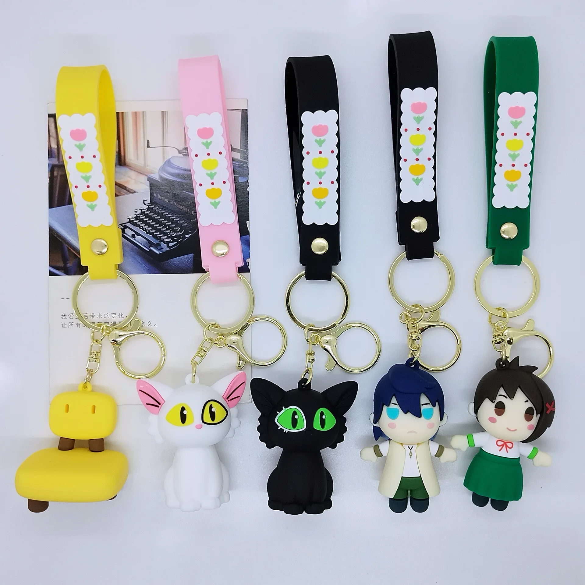

New Creative Cartoon Ringtooth Journey Doll Keychain Bag Car Keychain Accessories Wholesale Kawaii Cute Personalized Gifts Y2k