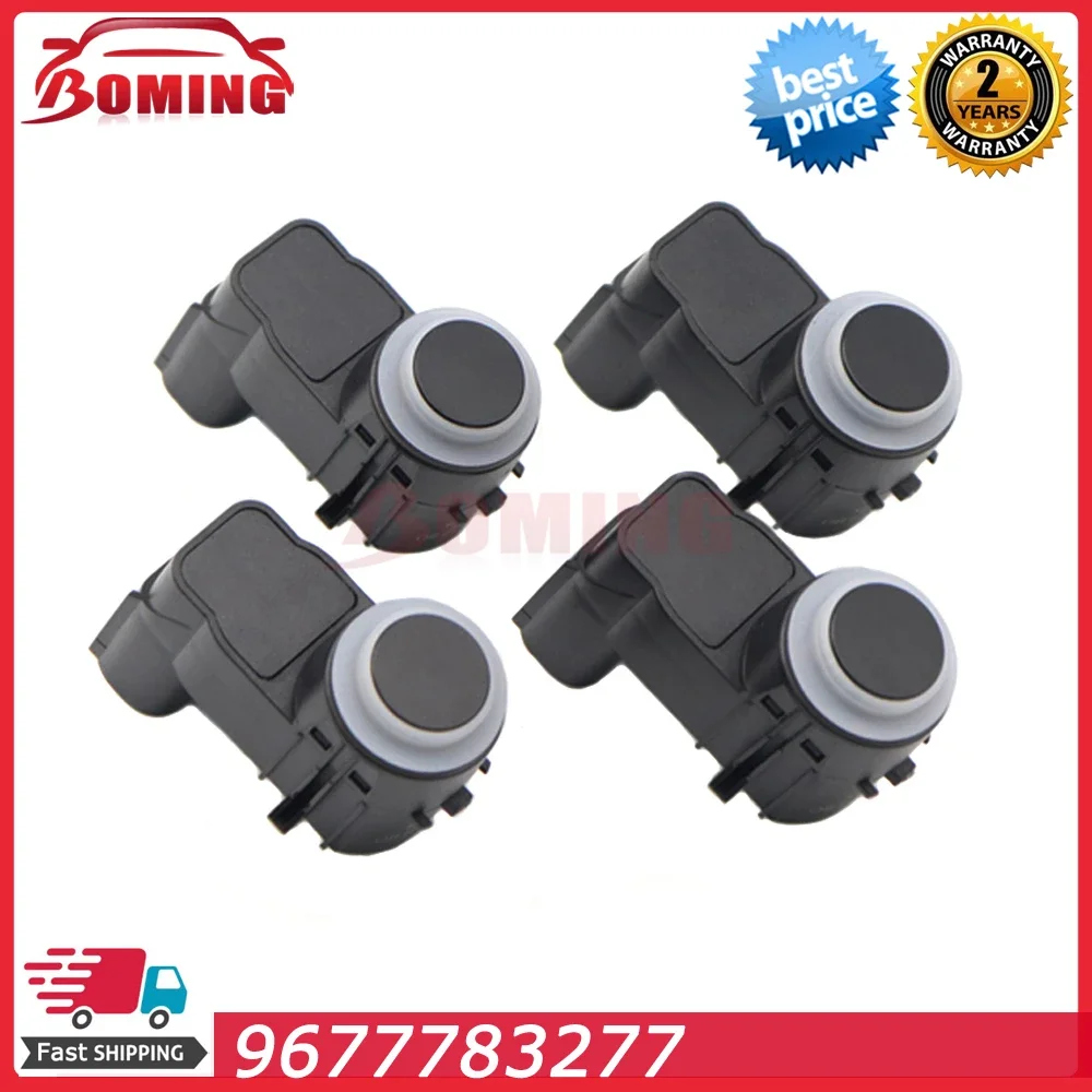 4Pcs 9677783277 Car Backup Bumper Assist Radar PDC Parking Sensor For Citroen DS3 C3 Peugeot 3008 5008 2008-2019 9677782980