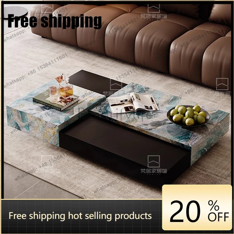 

xx Writing Luxury Coffee Table Decoration Modern Living Room Designer Moving Standing Side Table Dinner Meubles Home Furniture