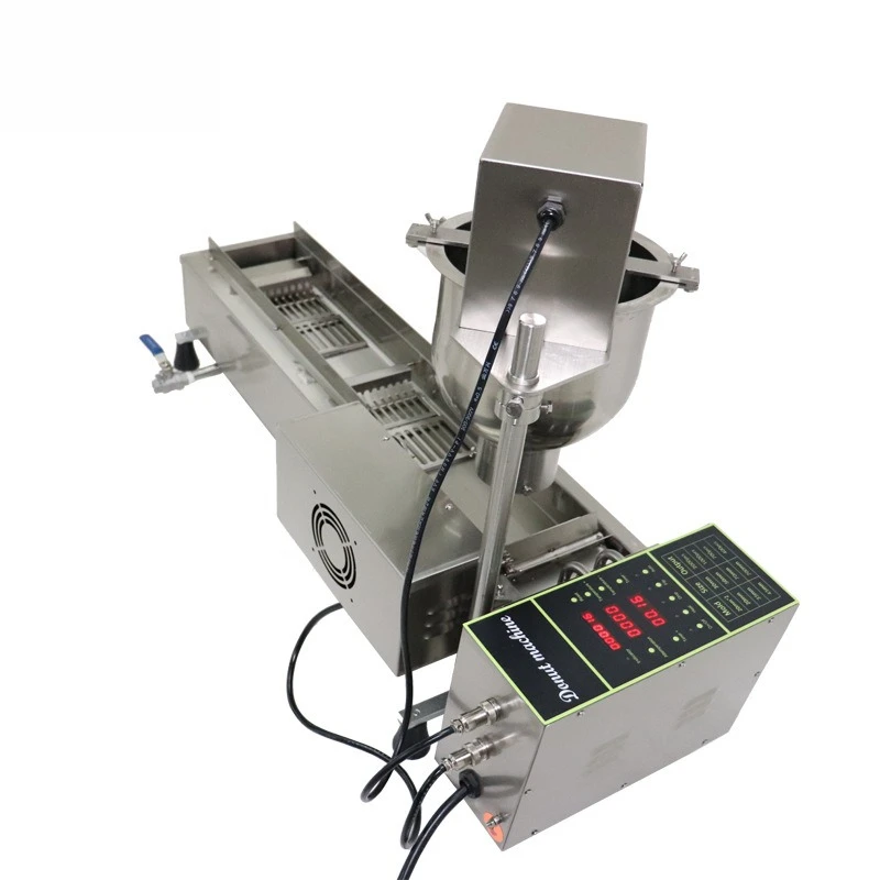 Commercial fully automatic single-row donut machine, digital display mini electric Dornaz smart Potti fryer