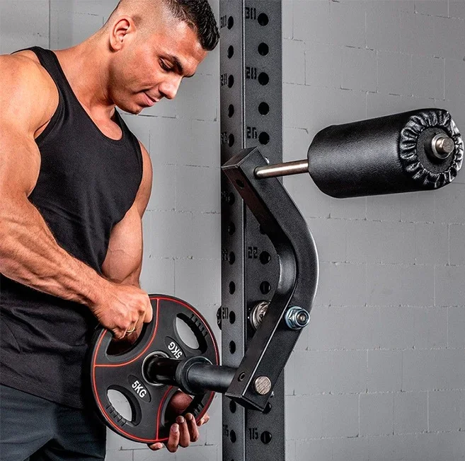 

-Rack Neck Trainer Neck Muscle Rehabilitation Training Suitable For Squat Rack Use Fitness Equipment