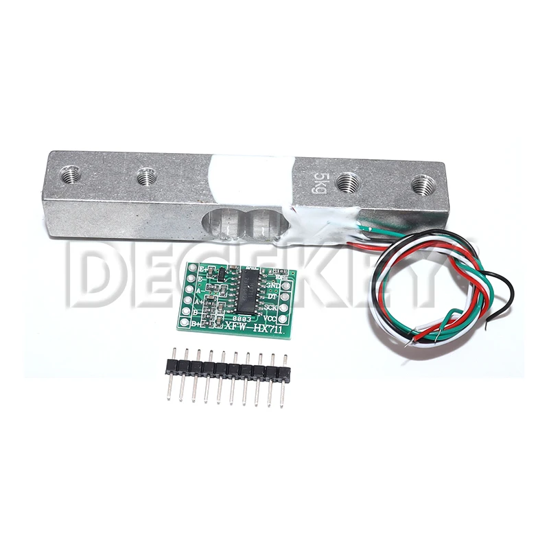 Load Cell 1KG 2KG 5KG 10KG 20KG HX711 AD Module Weight Sensor Electronic Scale Aluminum Alloy Weighing Pressure Sensor