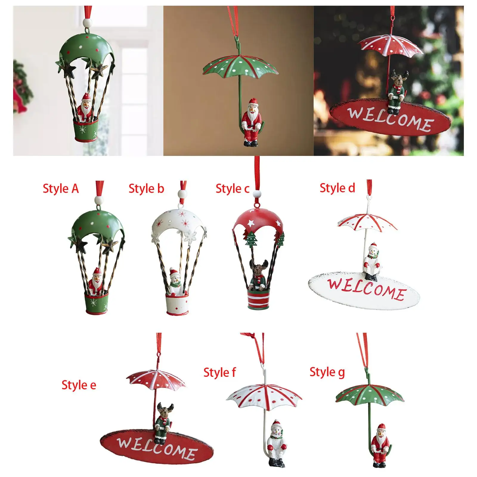 Christmas Tree Pendant Hanging Decor Nordic Crafts Creative Christmas Ornament