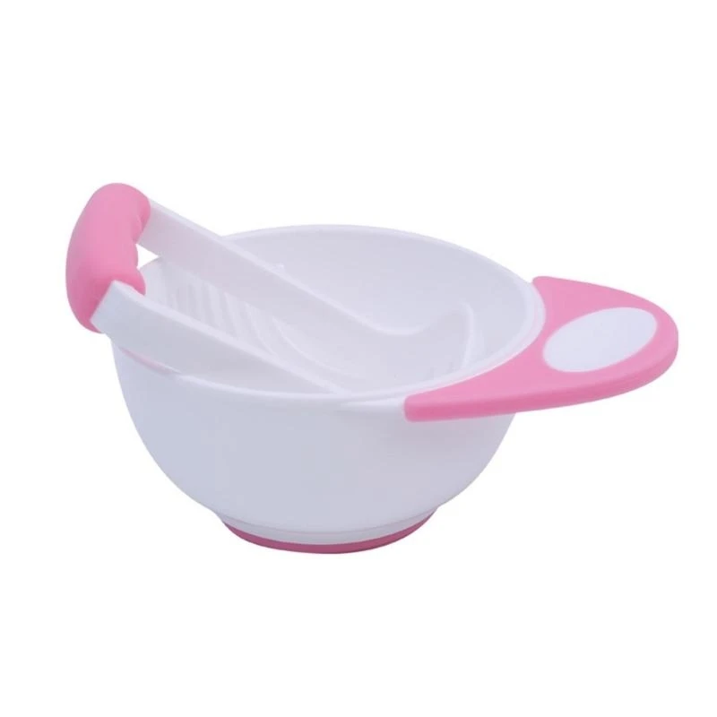 Baby Masher Bowl Toddler Grinding Bowl with Bowl Handle Masher Bowl 425F