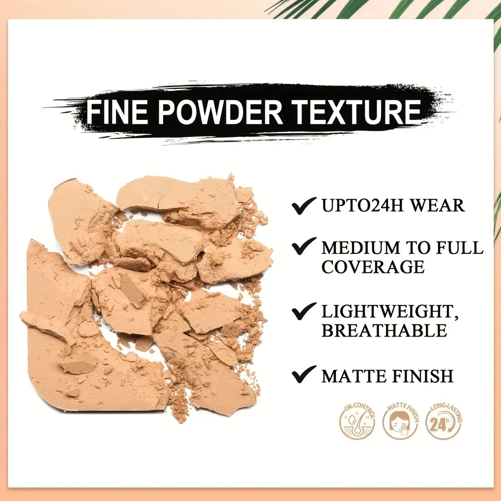 Poudre de Bronze foncée 3 couleurs, fond de teint pour peau foncée, correcteur de contrôle de l'huile, éclaircit le visage, créer un maquillage tridimensionnel