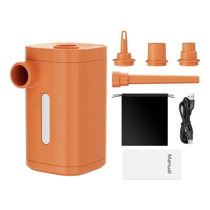 

Mini Electric Air Pump Outdoor Electric Wireless Inflator 2000mAh Battery Inflate And Deflate Tool For Air Sofas Air Water