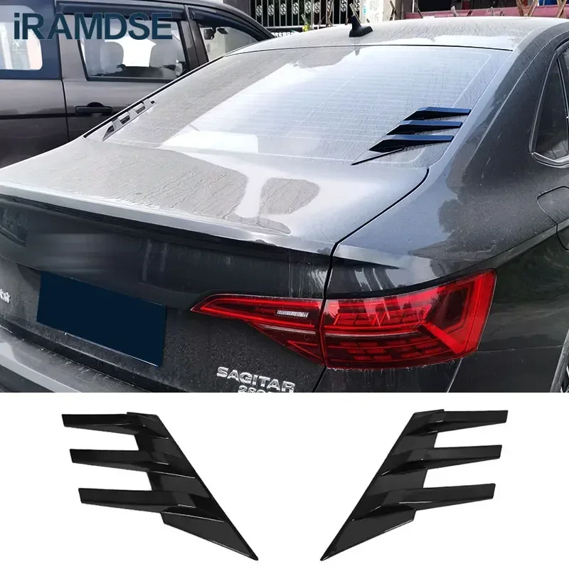 

New！ Rear Windshield Side Spoiler for VW Jetta MK7 2019-2023 Exterior Decorative Rear Wing Carbon Paint Accessories