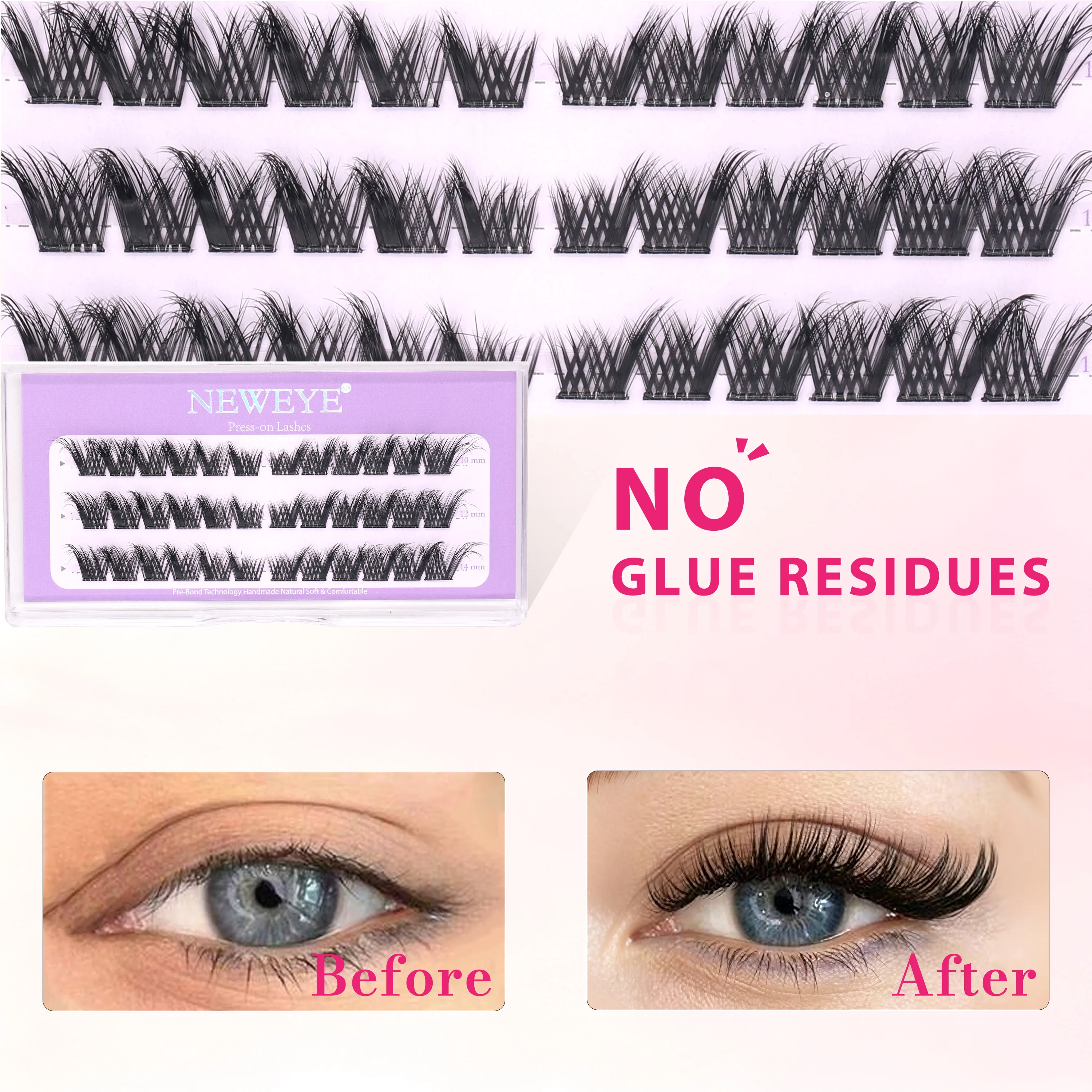 도매 개인용 패셔너블한 두껍고 볼륨감 있는 코스프레용 - Eyelash Extension No 8 리뷰 및 가격