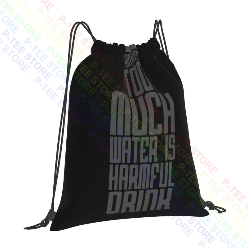 Drinking Too Much Water Is Harmful Drink Negroni Drawstring Bags Gym Bag Gym Art Print Lightweight Bags For Travel