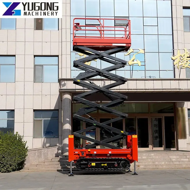 Hydraulic Aerial Platform Mobile Scissor Lift Battery Powered Self-Propelled Electric Scissor Lift for Aerial Working Platform