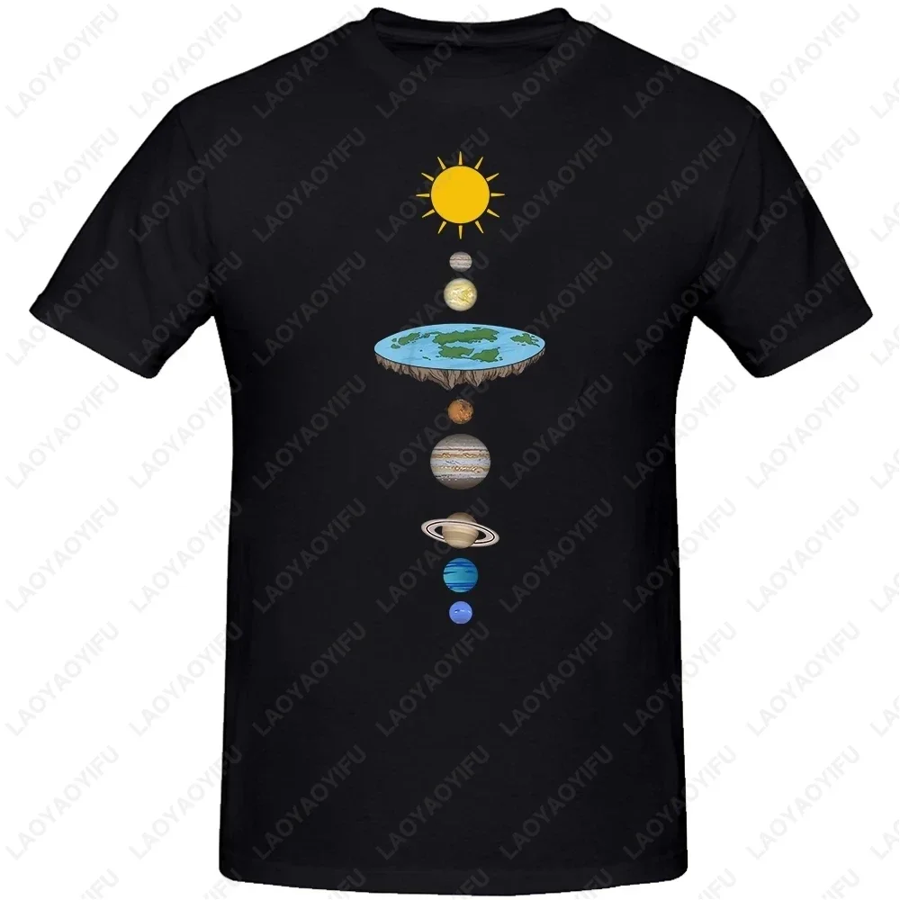 Funny Flat Earth Astronaut Well That Sucks T-Shirt Retro Male T Shirts Summer Breathable Outdoors Woman Man Graphic T Shirts image 5