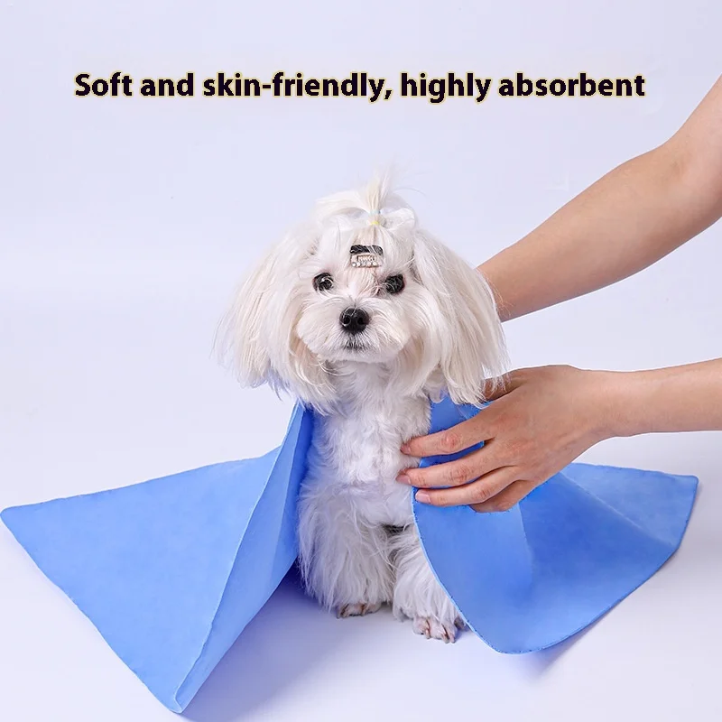 

Super Absorbent Dog Microfiber Drying Towel Quick Dry Bath & Swimming Ultra Soft Pet Hair Towel Fast Water Absorption