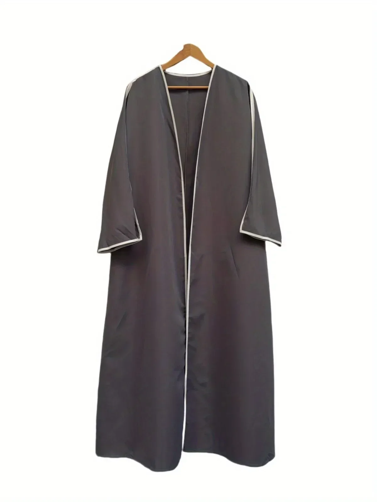 Abaya ample pour femmes musulmanes, manches longues, couleur unie, caftans décontractés, Jilbabs, robes Maxi islamiques, vêtements ethniques du moyen-orient