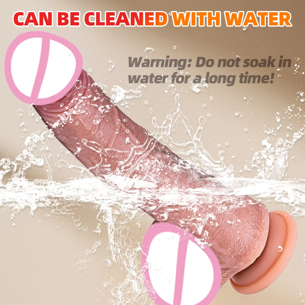 Vibrator Dildo Xxl Realistic Big Cock Telescopic Heated Spinning Penis Expansion Vibratory Massager Female Couple Sex Toys 18 - Image 4