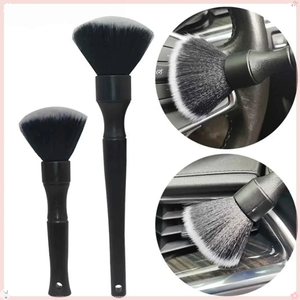 1PC/2PCS Multifunctional Car Detail Brush Ultra Soft Synthetic Bristle for Dashboard Dust Removal Interior Detailing