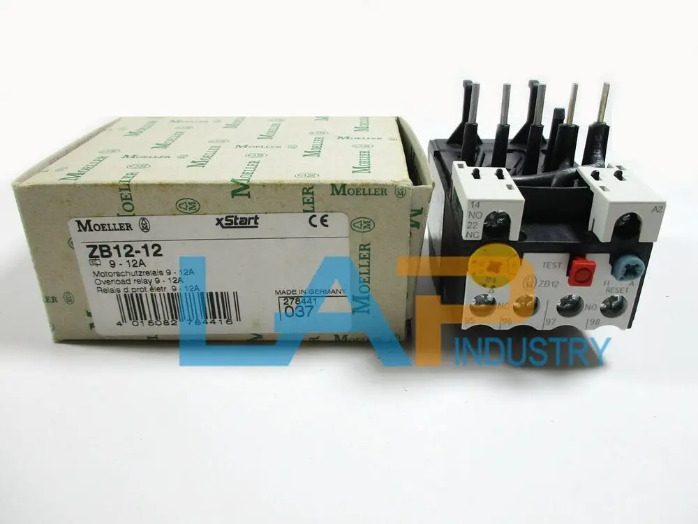 

1PC FOR Eaton MOELLER Overload Relay ZB12-12 9-12A NEW