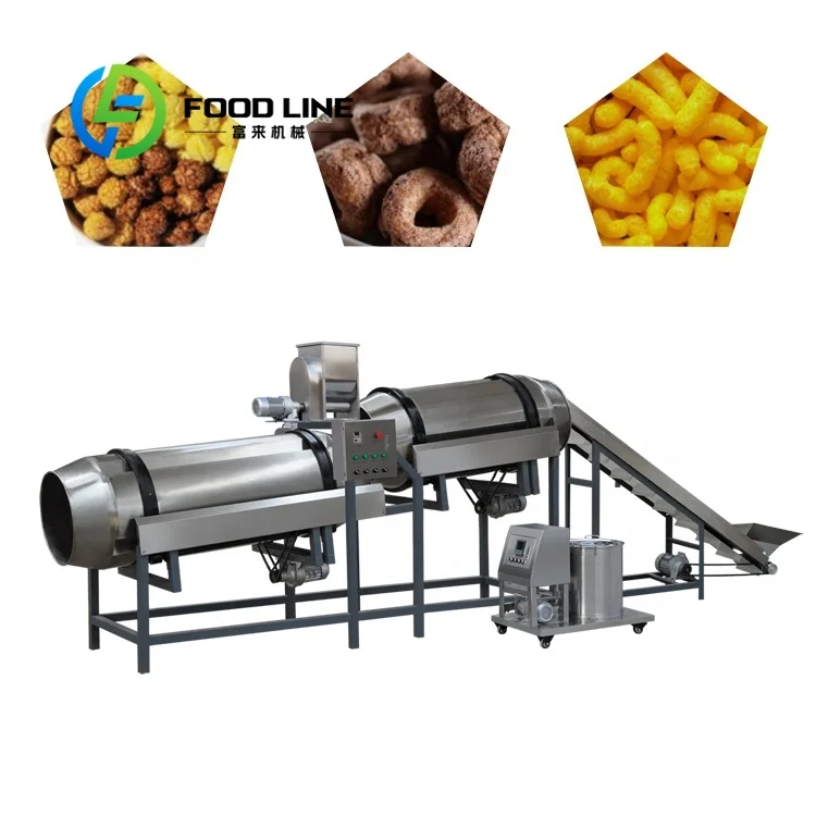 Potato Chips Seasoning Drum Easy Clean Structure Meets Strict Food Sanitation Requirements For Snack Export Manufacturers