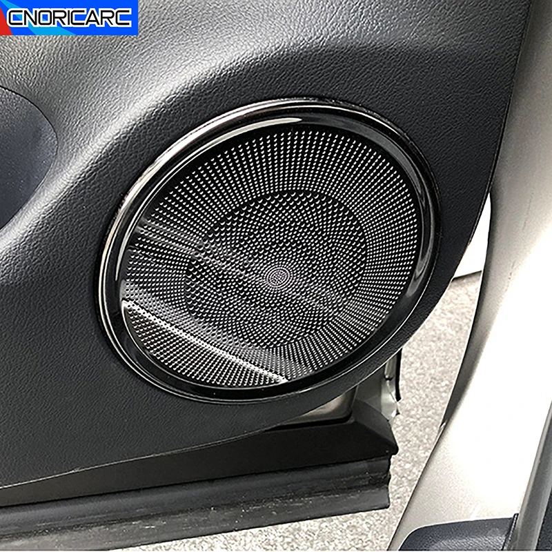

For Lexus RX RX450h 2016-2021 Interior Door Speaker Stereo Panel Cover Decoration Sticker Loudspeaker Frame Trim Car Accessories