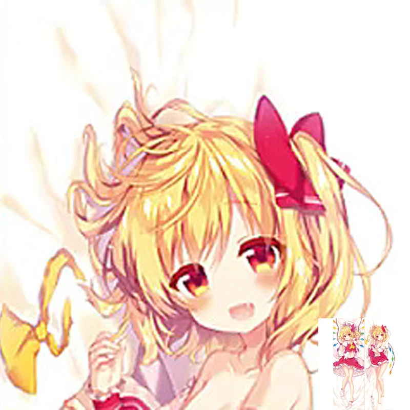 

Anime Dakimakura Pillow Case Fate Sexy and Busty Flandre Scarlet Double-Sided Halloween Decoration