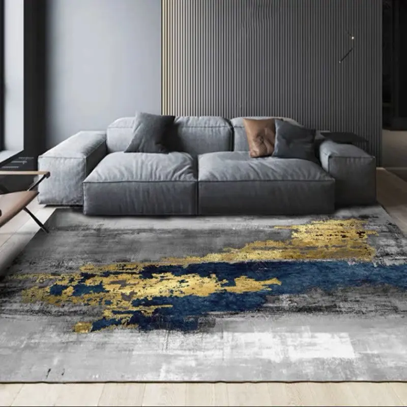 

Modern Living Room Decoration Carpet Luxury Large Area Carpets Non-slip Rugs for Bedroom Washable Floor Mat Office Lounge Rug