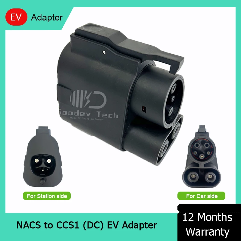 

NACS to CCS1 DC EV Charger Adapter Electric Car Adapters 500A 1000V DC Charging Fast Charging Suitable for NACS Superchargers