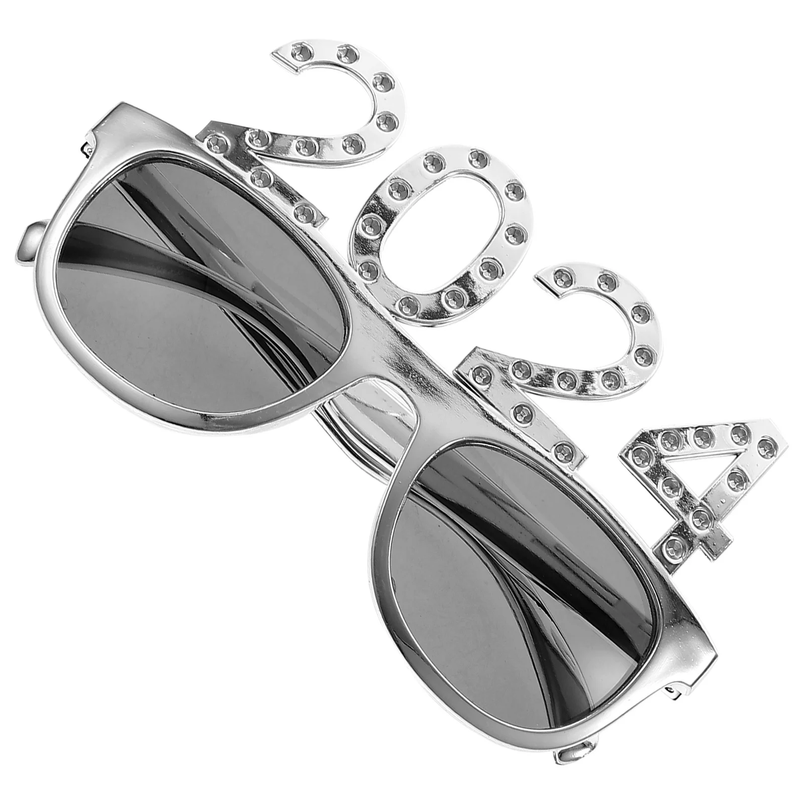 

2024 Number Glasses New Year Party Supplies Lightweight Pc Material Funny Party Eyeglass Props Photo Accessories