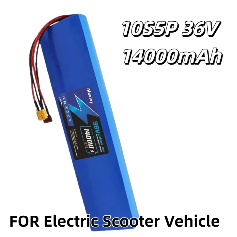 

36V 14000mAh 10S5P Rechargeable Lithium Battery Pack with BMS – 500W Power FOR Electric Scooter Vehicle, 18650 Cell Energy