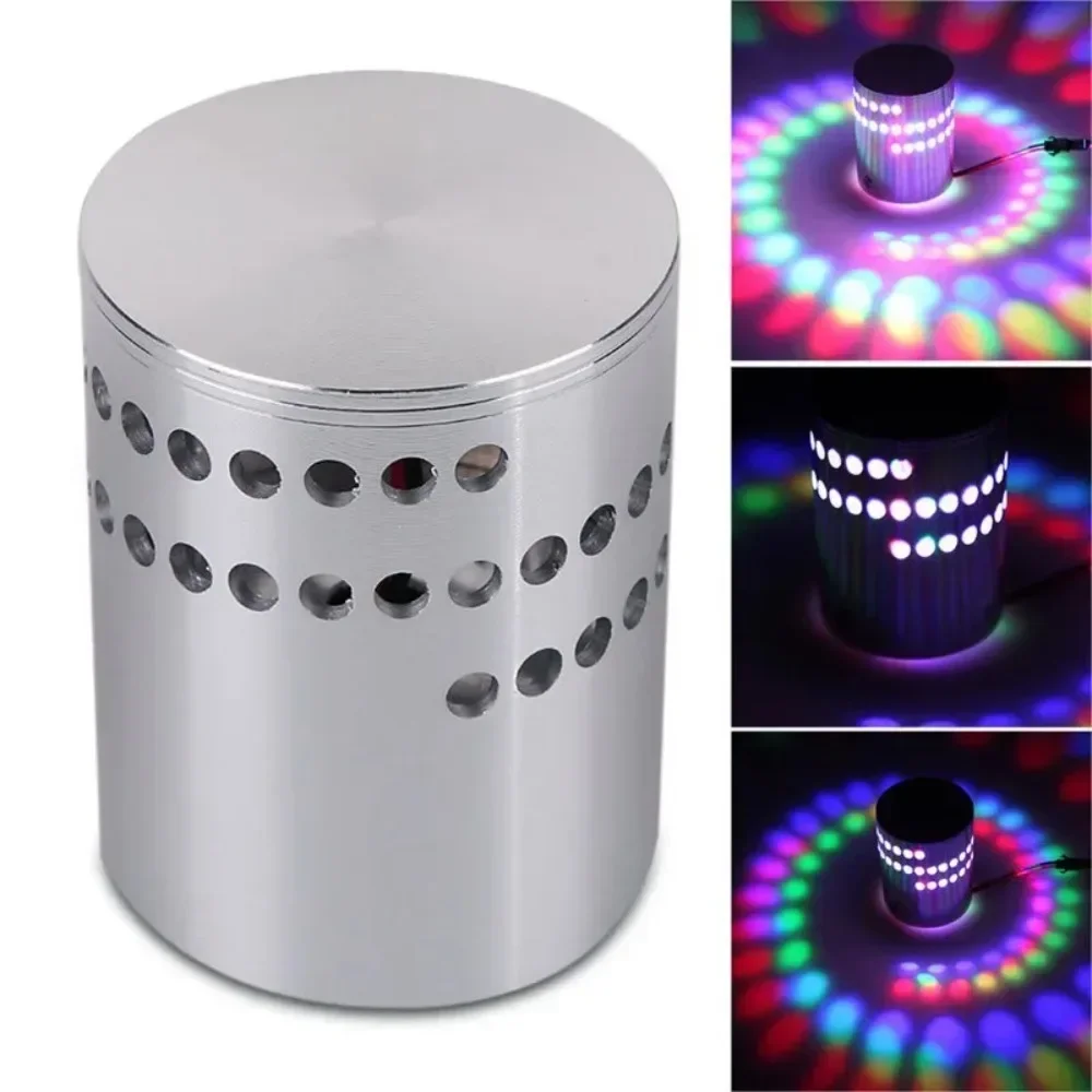 

Colorful RGB Spiral Hole Wall Lamp Surface Wall Install Home Decor LED Light Luminaire Lighting