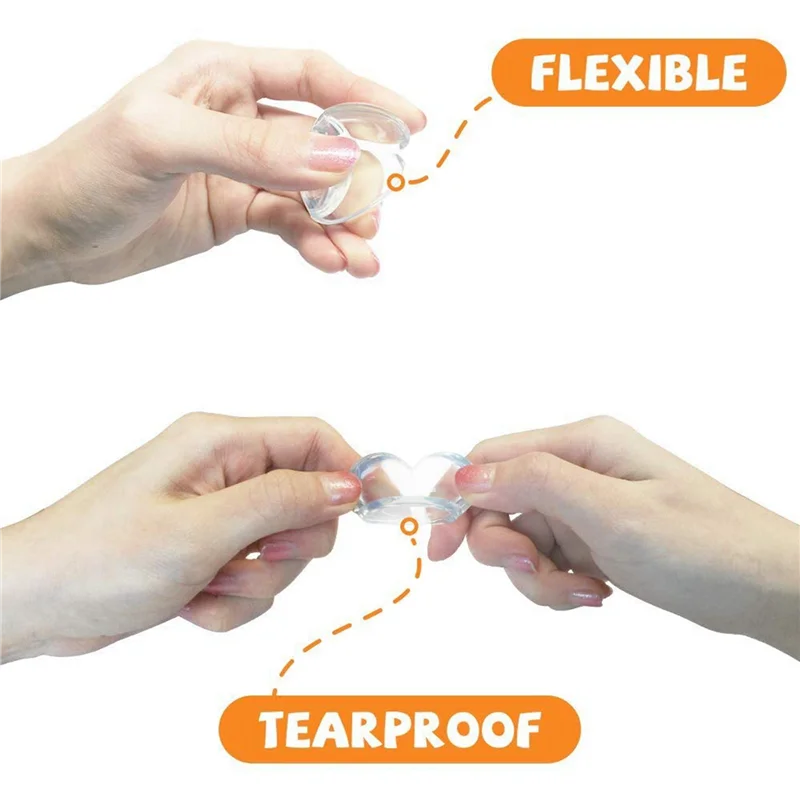 X18A-واقي زوايا، واقيات زوايا الطاولة المقاومة للأطفال، تحافظ على سلامة الطفل، واقيات للزوايا الحادة للأثاث (54 عبوة)