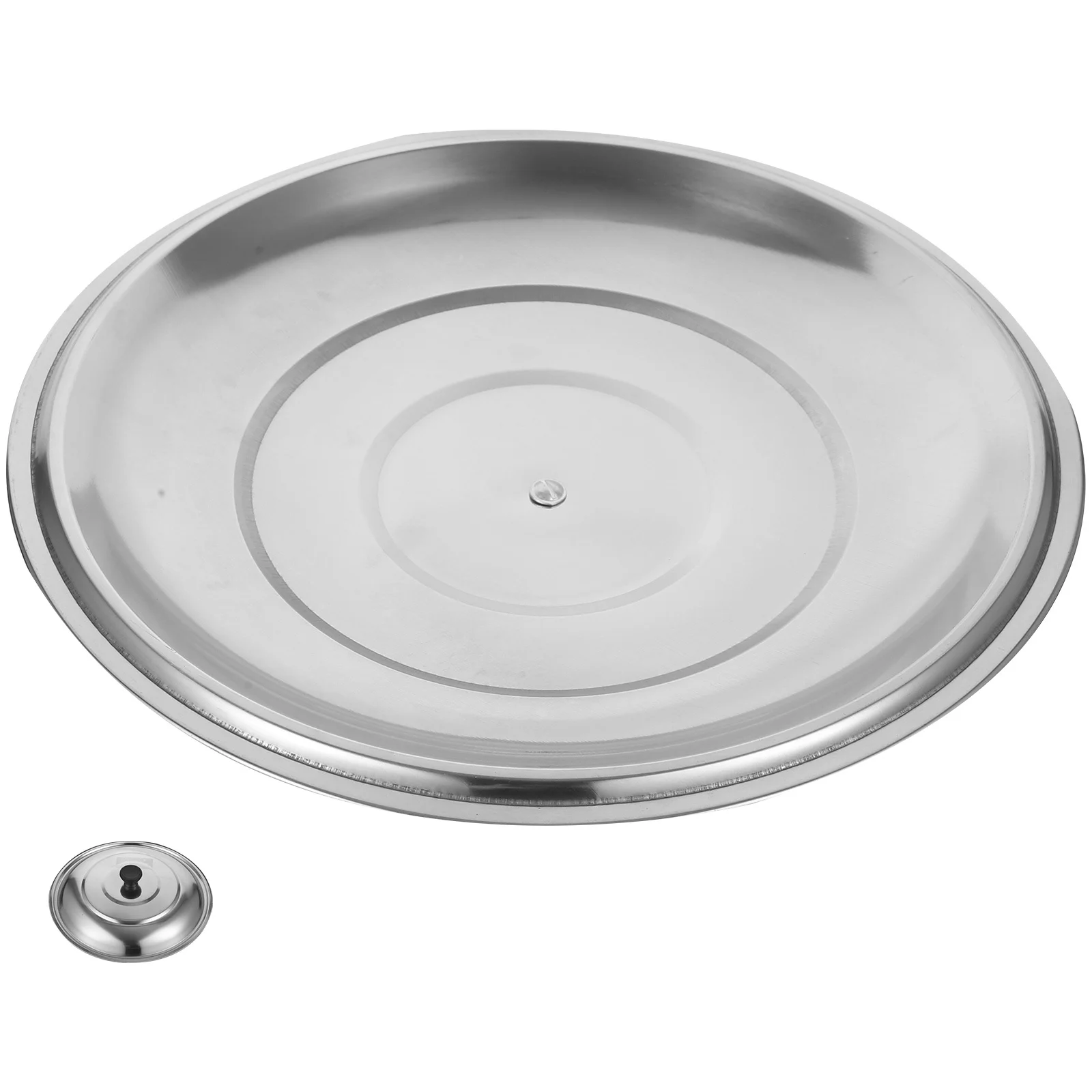 

Stainless Steel Round Pot Lid 24Cm Universal For Pots Pans Soup Cookware Replacement Cover Kitchen Household Anti-Scald