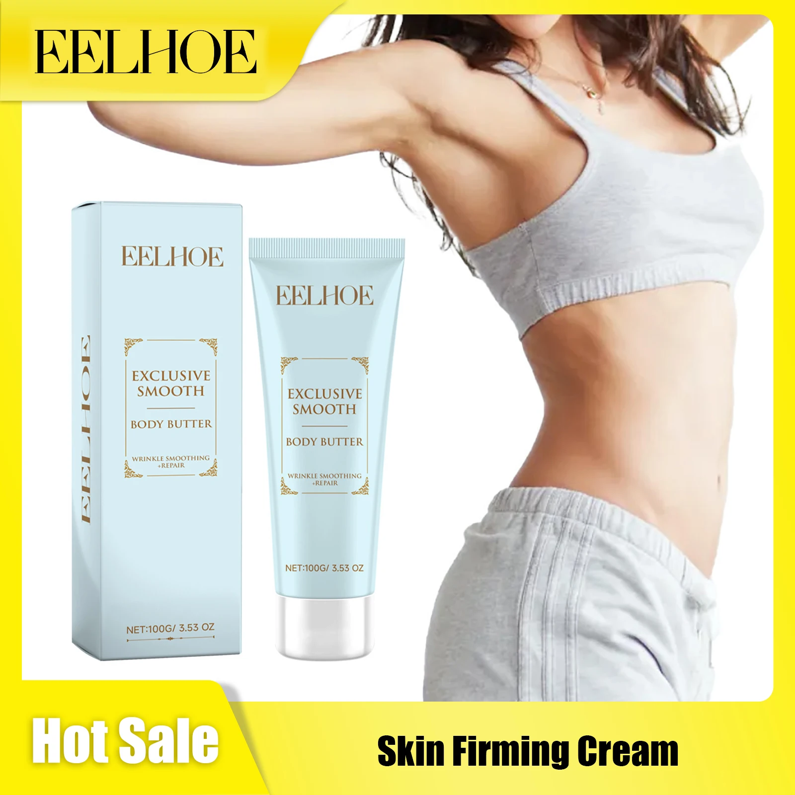 EELHOE Body Tightening Cream Sooth Epidermis Brighten Luster Emit Fragrance Relieve Dryness Delicate Skin Body Nourishing Cream