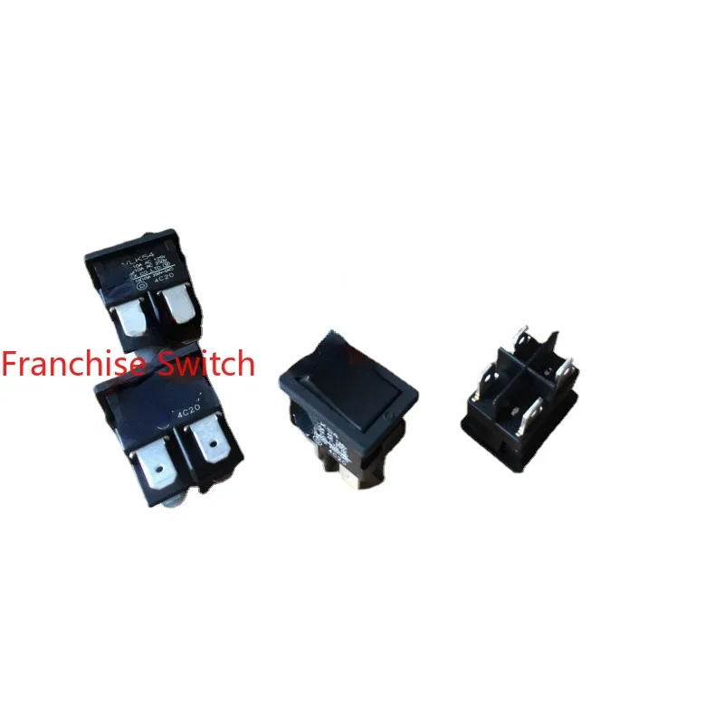 10PCS VLK54 Original Ship Type Switch 4-pin 2-speed Left And Right Rocker  High Current 10A Silver Contact