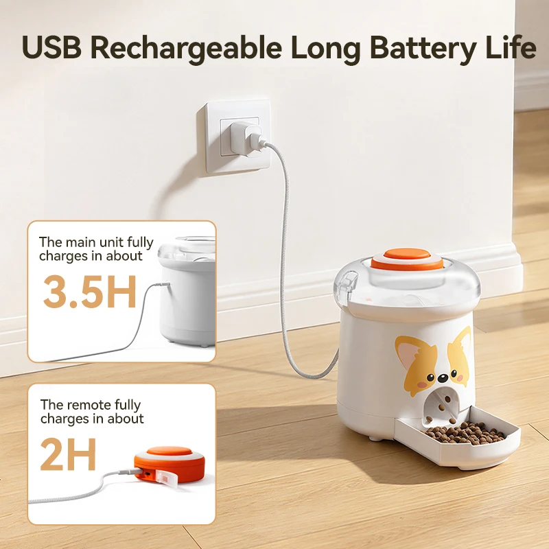 Dispensador automático de comida para perros con control remoto - imagen 5