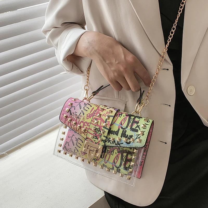 Graffiti bolsa feminina bolsa de ombro bolsa crossbody presente para meninas bolsas para mulheres
