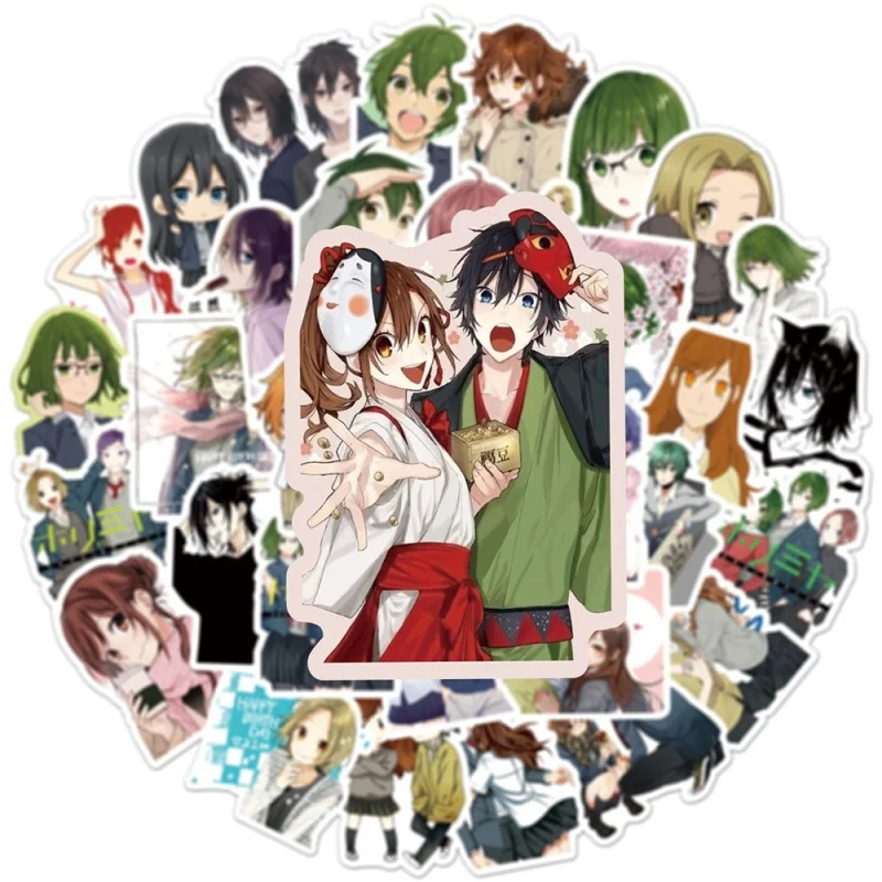 10/30/50pcs Anime Horimiya Sticker Kawaii Cartoon Stickers PVC Waterpoof Decal