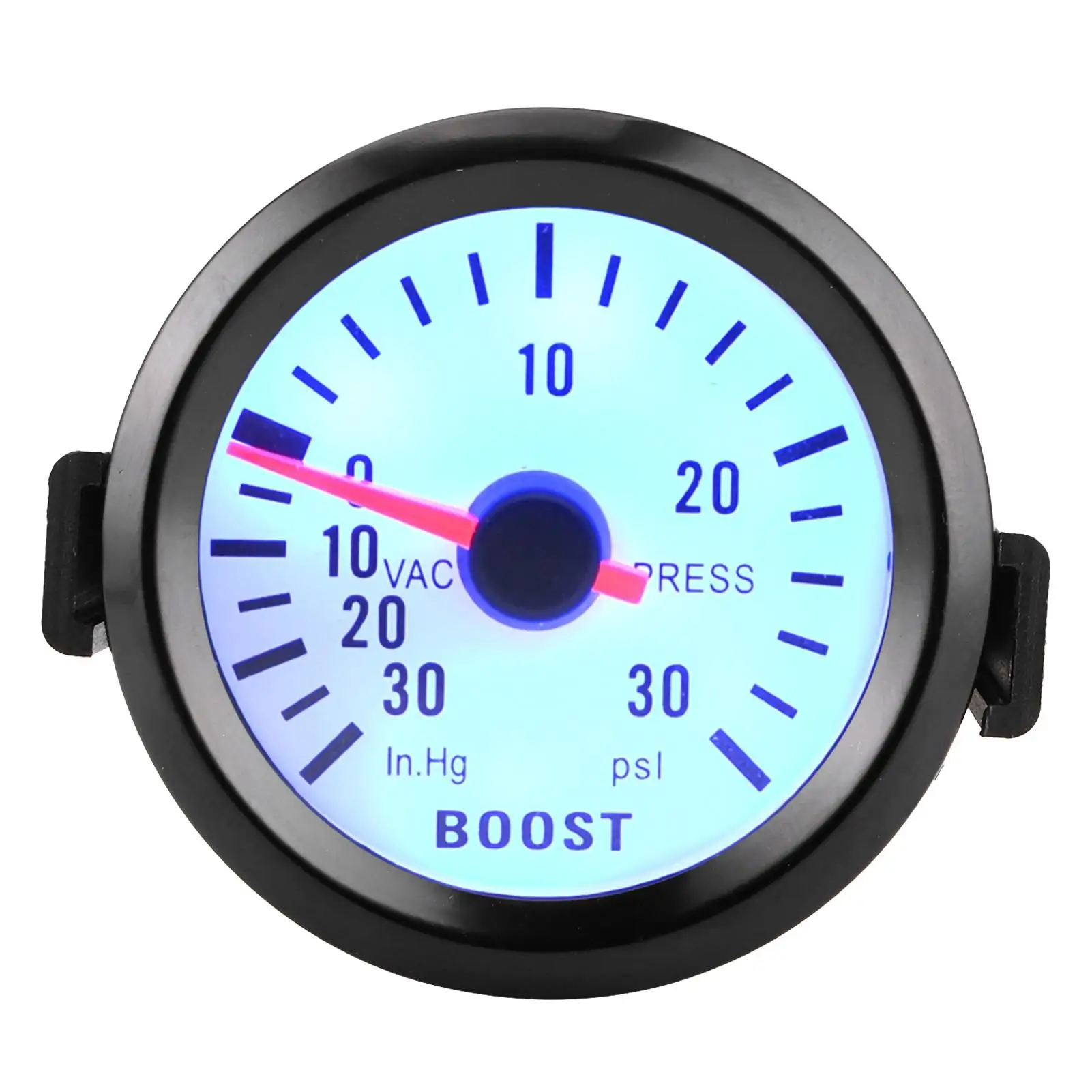 

Boost Gauge Boost Vacuum Meter with Blue LED Light High Accuracy Easy To Read for most 12V Vehicles for universal