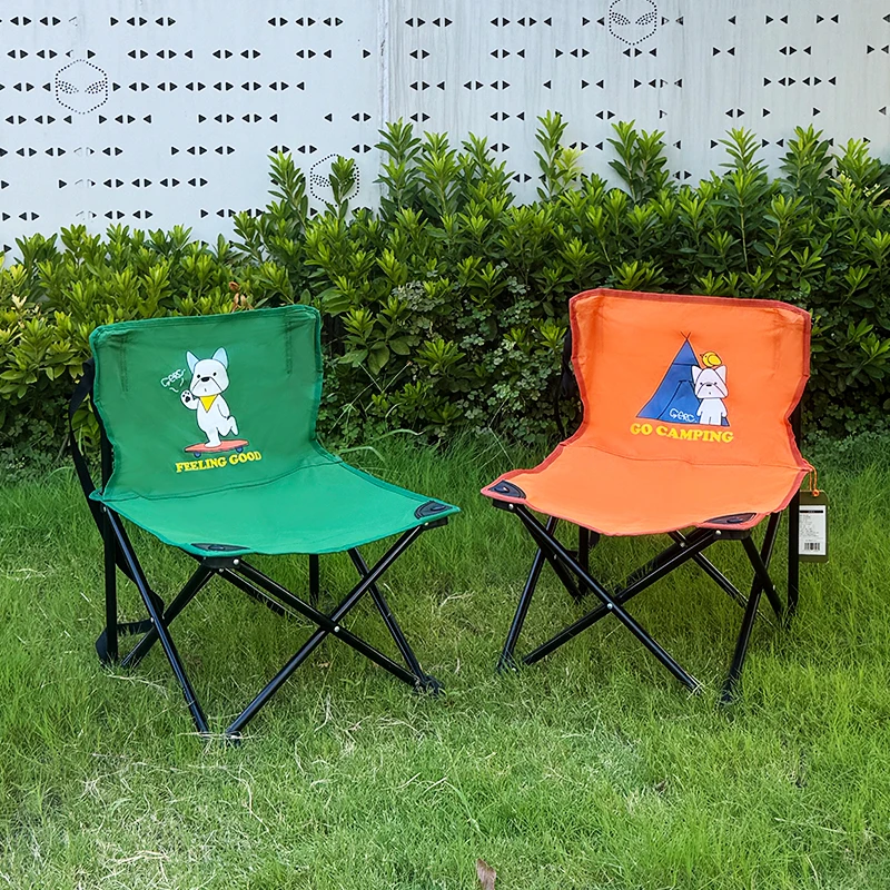 

Children's camping chair for outdoor exploration in the living room, lightweight folding home storage, resistant to falls