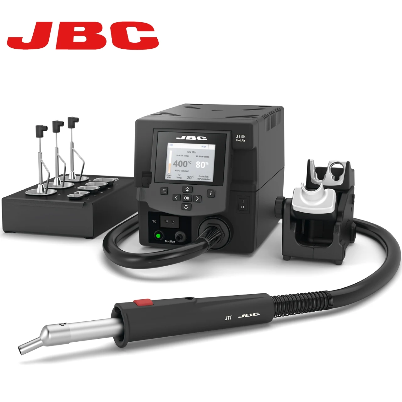 JBC JTSE-SMD retrabalho estação de solda, pistola de ar quente, calor, SMD, solda SMT, ferramenta de reparo, 700W, em estoque