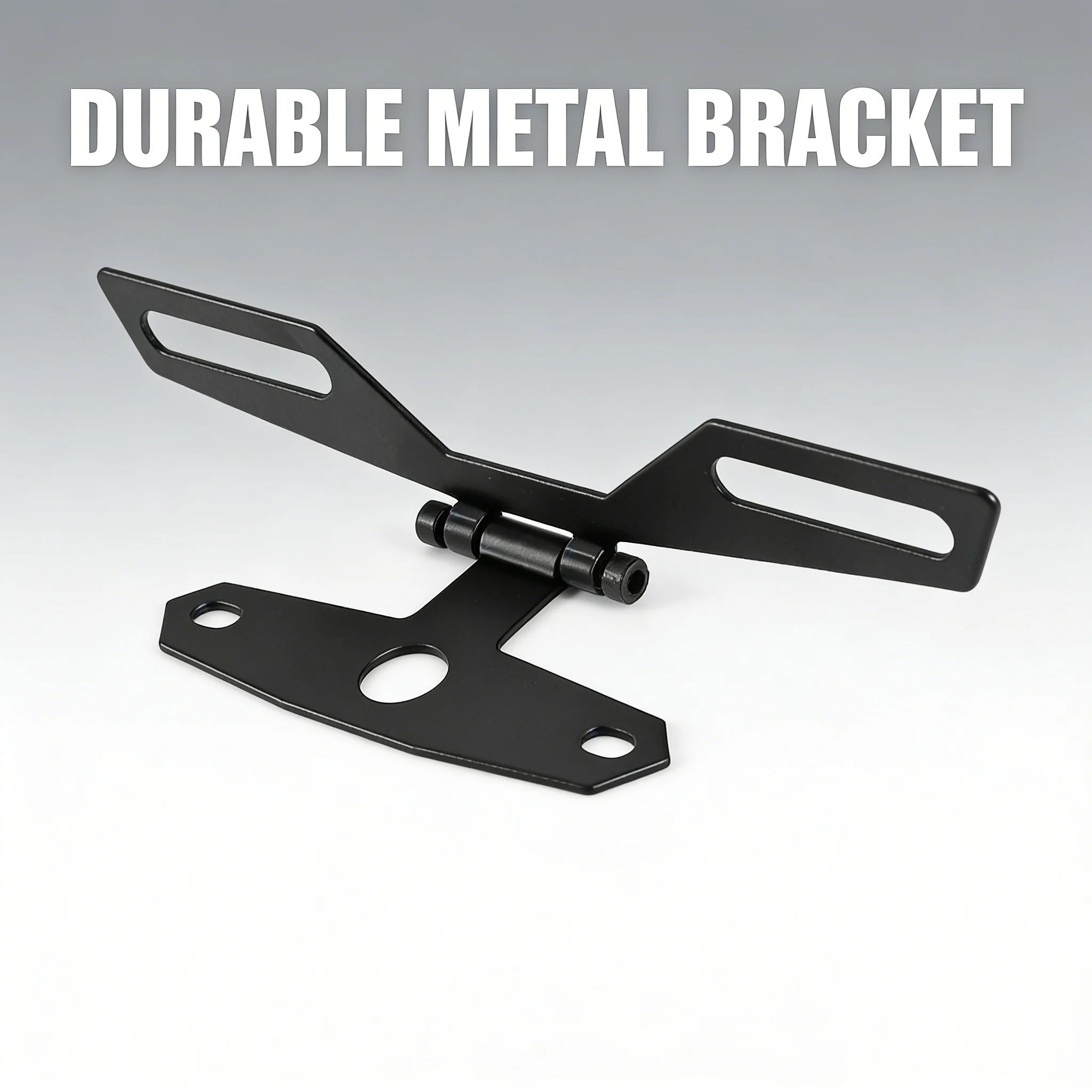 

Foldable Motorcycle Taillight Bracket, Sturdy and Durable, Easy to Install and Store, Securely Hold Your Taillight and Keep Your