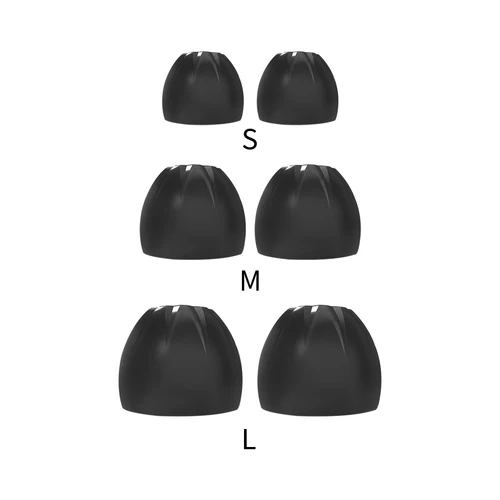 Imagen 2 del producto Nuevo KZ Original 6 uds tapones para los oídos para auriculares cubiertas de silicona tapa de repuesto tapones para los oídos almohadillas para los oídos cojín