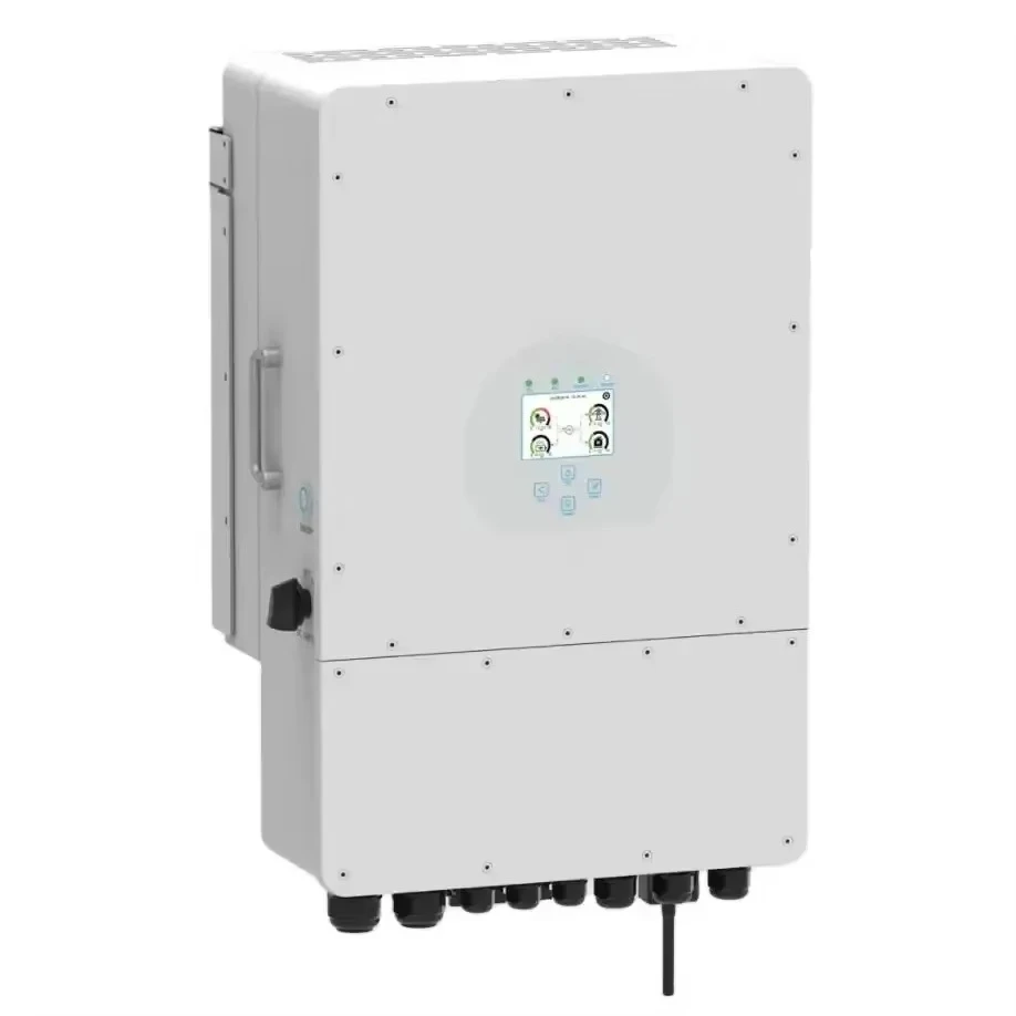 10Kw 12Kw Hybrid Solar System Inverter 3 Phase 2 AC Output 400V Lithium Battery IP65 Protection Home Use