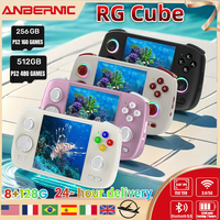 ANBERNIC RG CUBE Retro Handheld Game Console 3.95 Inch OCA Screen Video Player Built-in Hall 8G+128G Android 13 System PS2 PSP