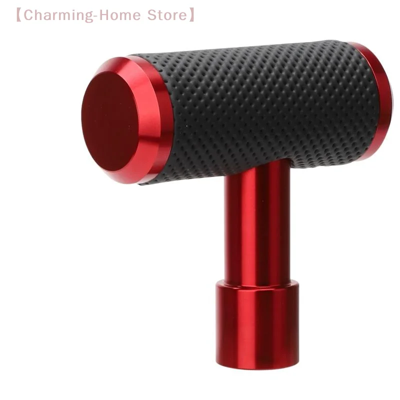 【M】Gear Shift Knob Aircraft Joystick T-Handle Hammer Fit For AT MT Car Shifter Lever Handle Aluminum Alloy Car Accessories