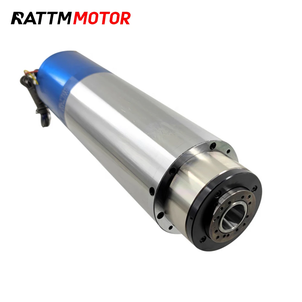 

CNC Tool-Changing Electric Spindle (BT30) - Water-Cooled 7.5kW High-Speed Ceramic Ball Bearing, for Metal Engraving & Milling