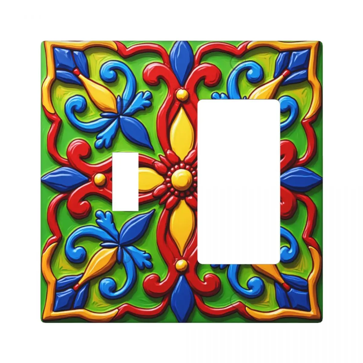 

Настенная панель, декоративная пластина выключателя света, крышка переключателя настенной панели США, крышка розетки, ночник, 2 группы 1 GDO 1 сигнал