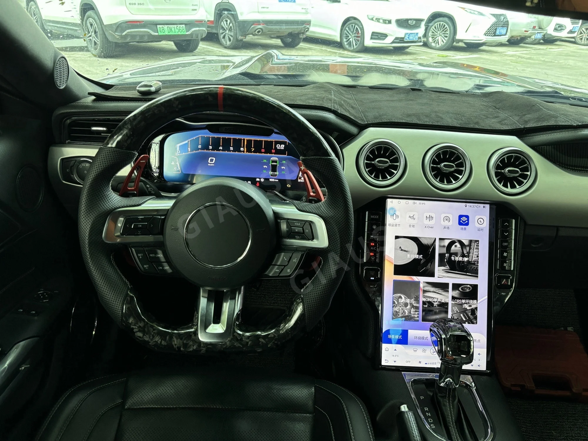 

14.5 Inch Wireless Carplay Android 14 For Ford Mustang 2015 2016 - 2023 Car Multimedia Player GPS Touch Screen Head Unit Stereo