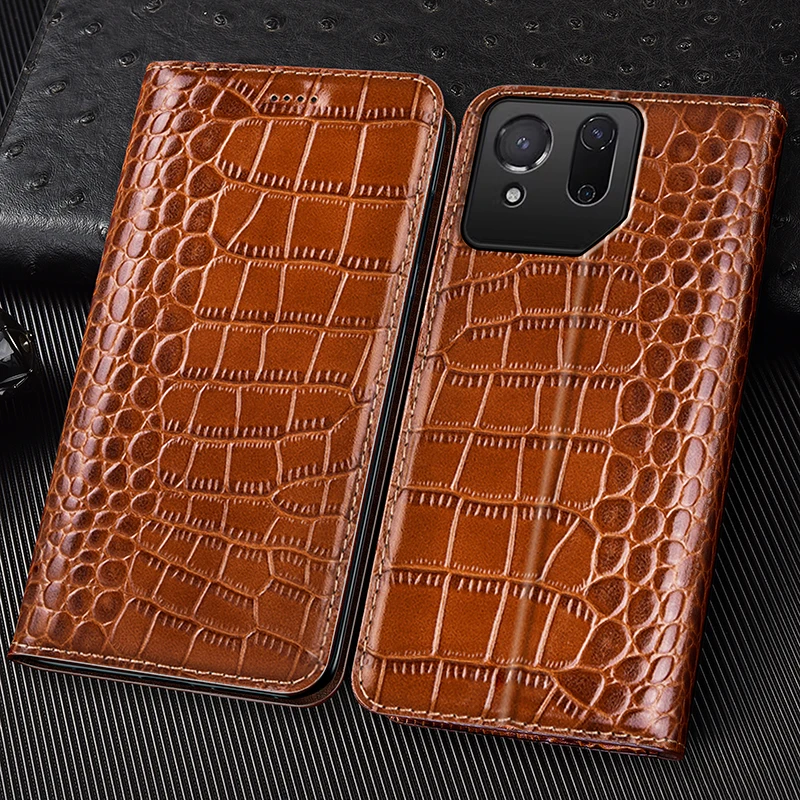 

Чехол-книжка из натуральной кожи крокодила для телефона Asus Rog Phone 3 5 5S 6 6D 7 8 Zefone 9 10 11 12 Pro Ultra Phone Wallet Cover Чехлы